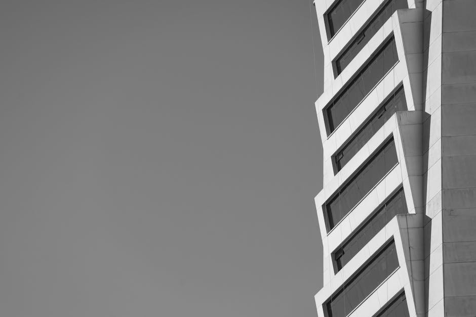 Modern angular architectural windows design