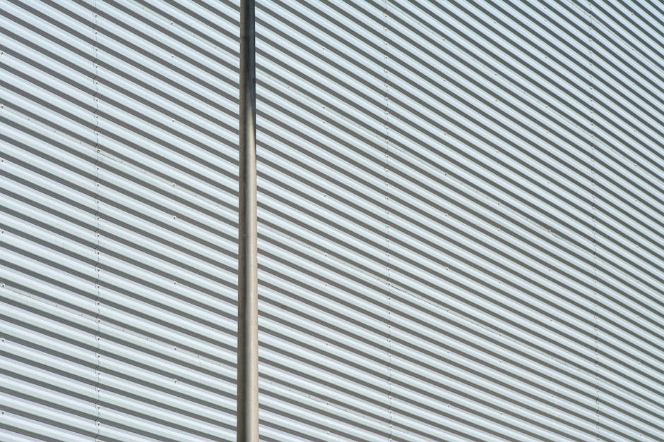 Minimalist slatted wall texture